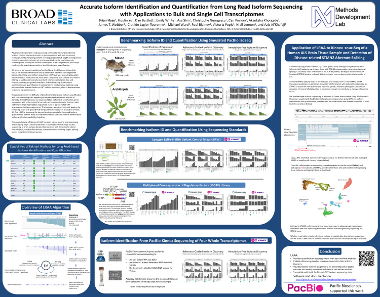 Accurate Isoform Identification and Quantification from Long Read Isoform Sequencing with Applications to Bulk and Single Cell Transcriptomes