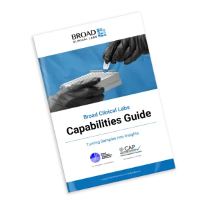 Broad Clinical Labs Capabilities Guide Thumbnail